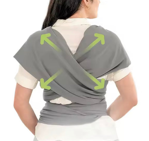 Écharpe de portage douce et ergonomique